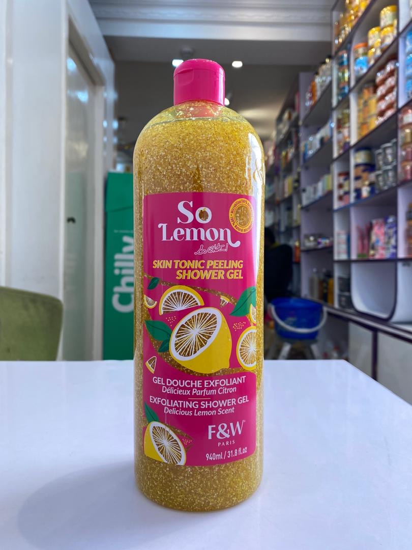 Fair and white so Lemon Exfoliating Body Wash