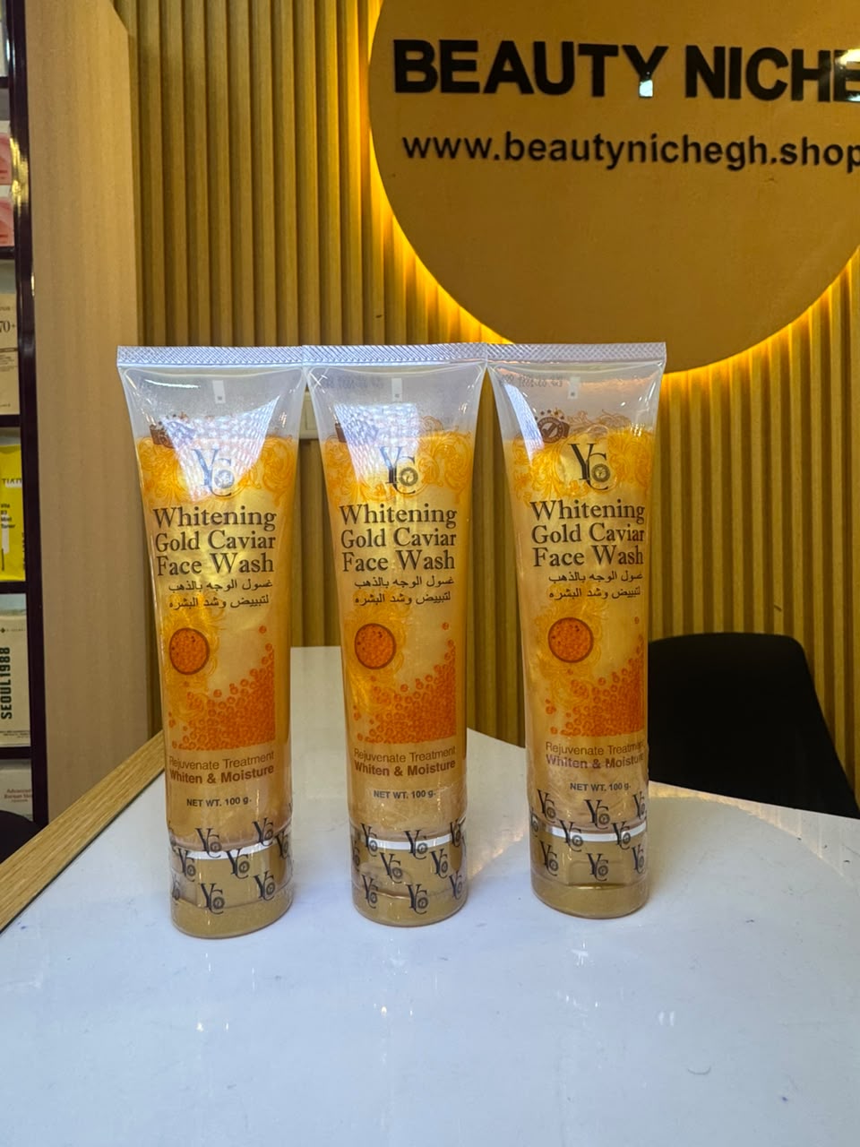 YC Whitening Gold Caviar Face Wash