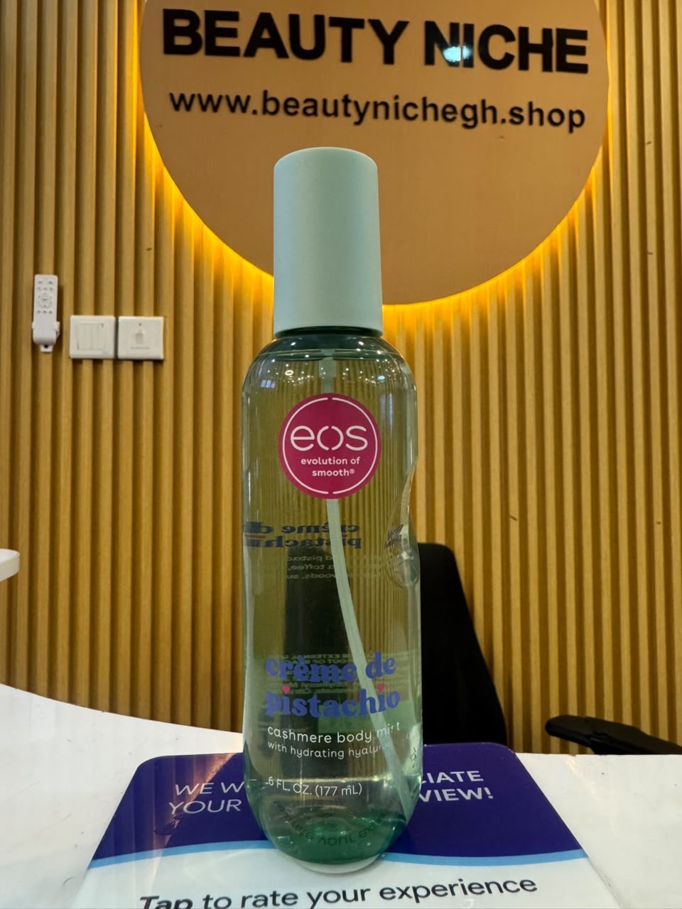 EOS Crème de Pistachio Cashmere Body Mist