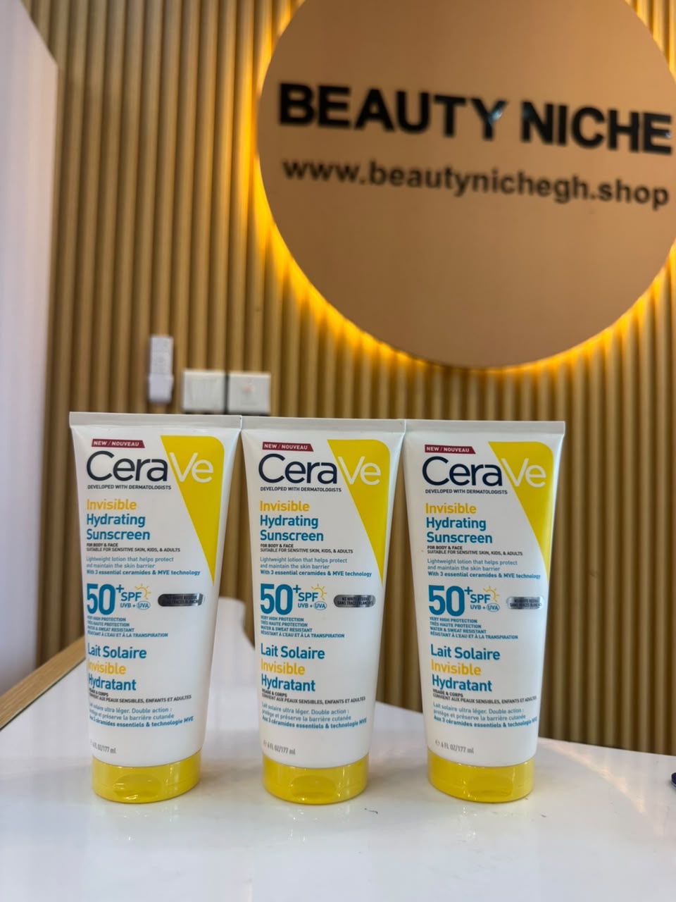 CeraVe Invisible Hydrating Sunscreen SPF 50+ – Face & Body