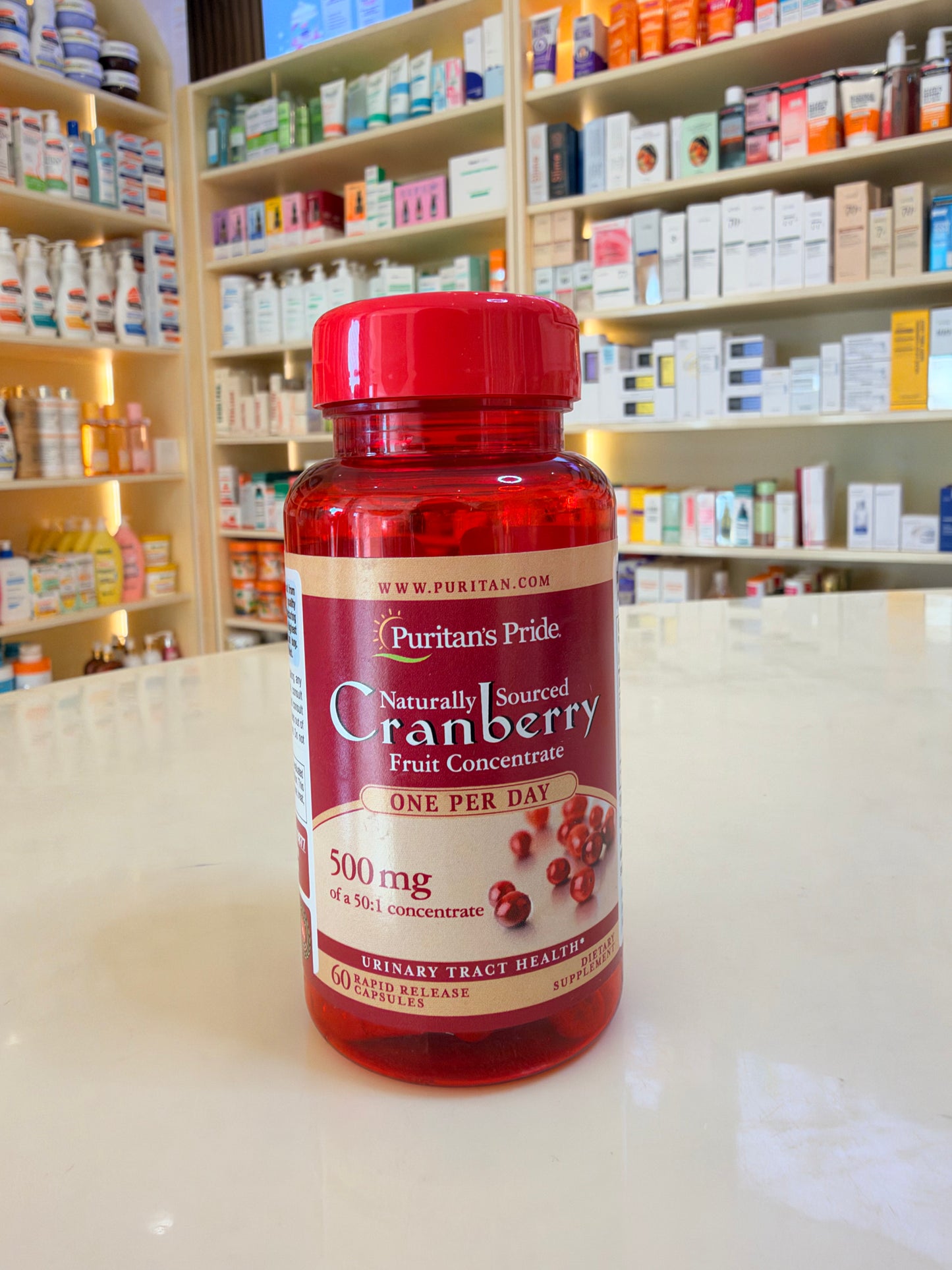 Puritan’s Pride Cranberry Fruit Concentrate 500mg