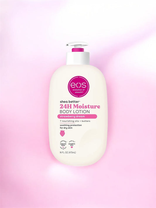 EOS Shea Better™ 24H Moisture Body Lotion – Strawberry Dream