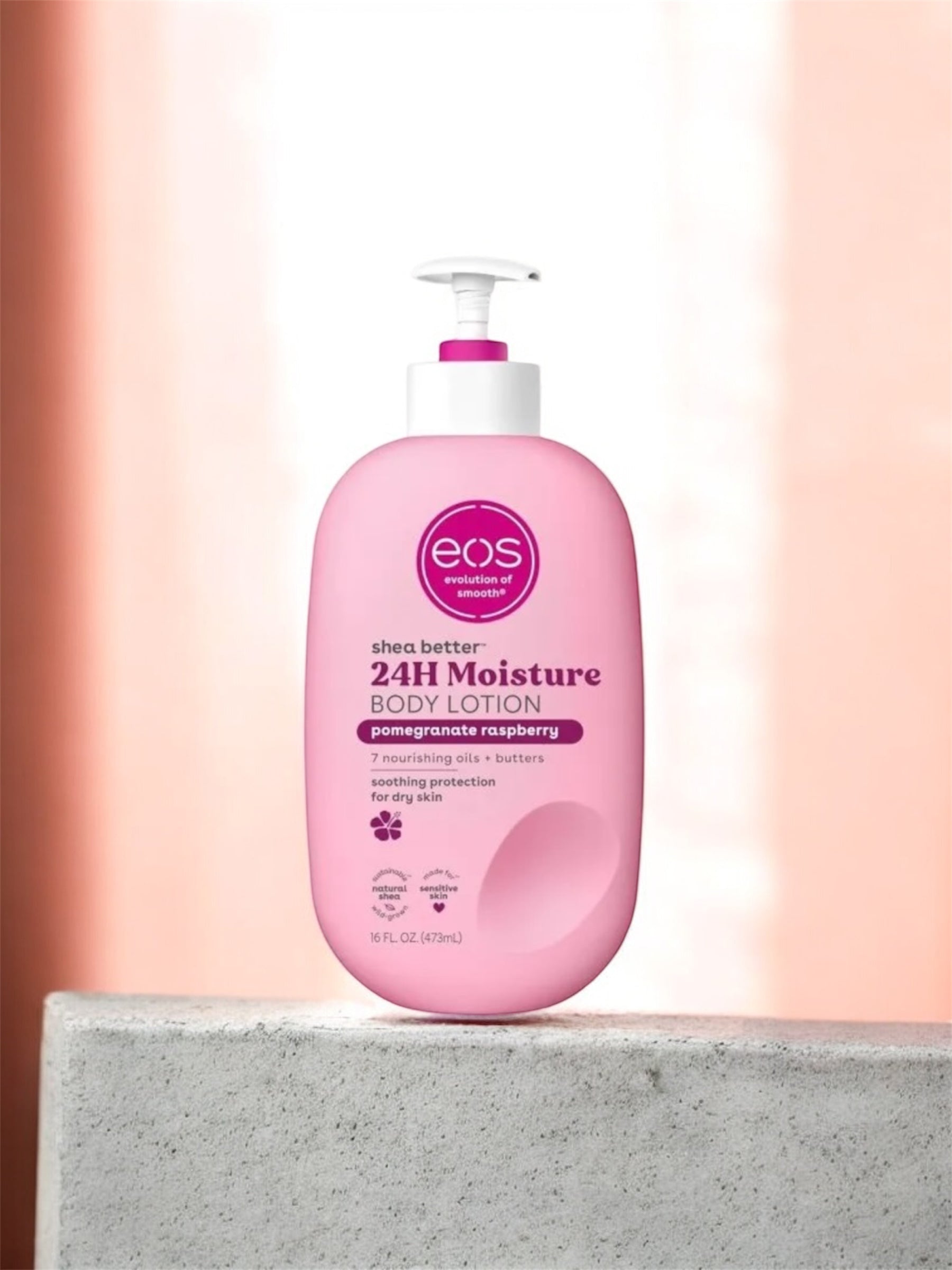 EOS Shea Better™ 24H Moisture Body Lotion – Pomegranate Raspberry ...