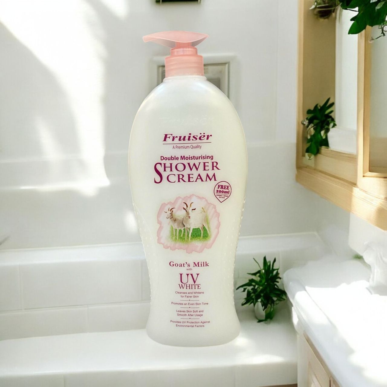 Fruiser Goat's Milk UV Shower Gel