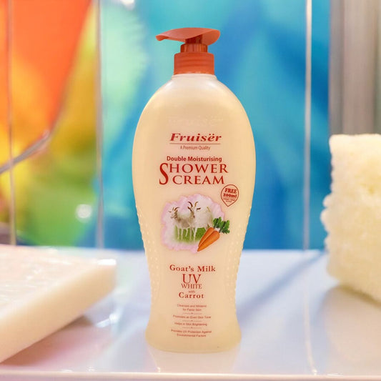 Fruiser Goat's Milk UV White With Carrot Shower Cream