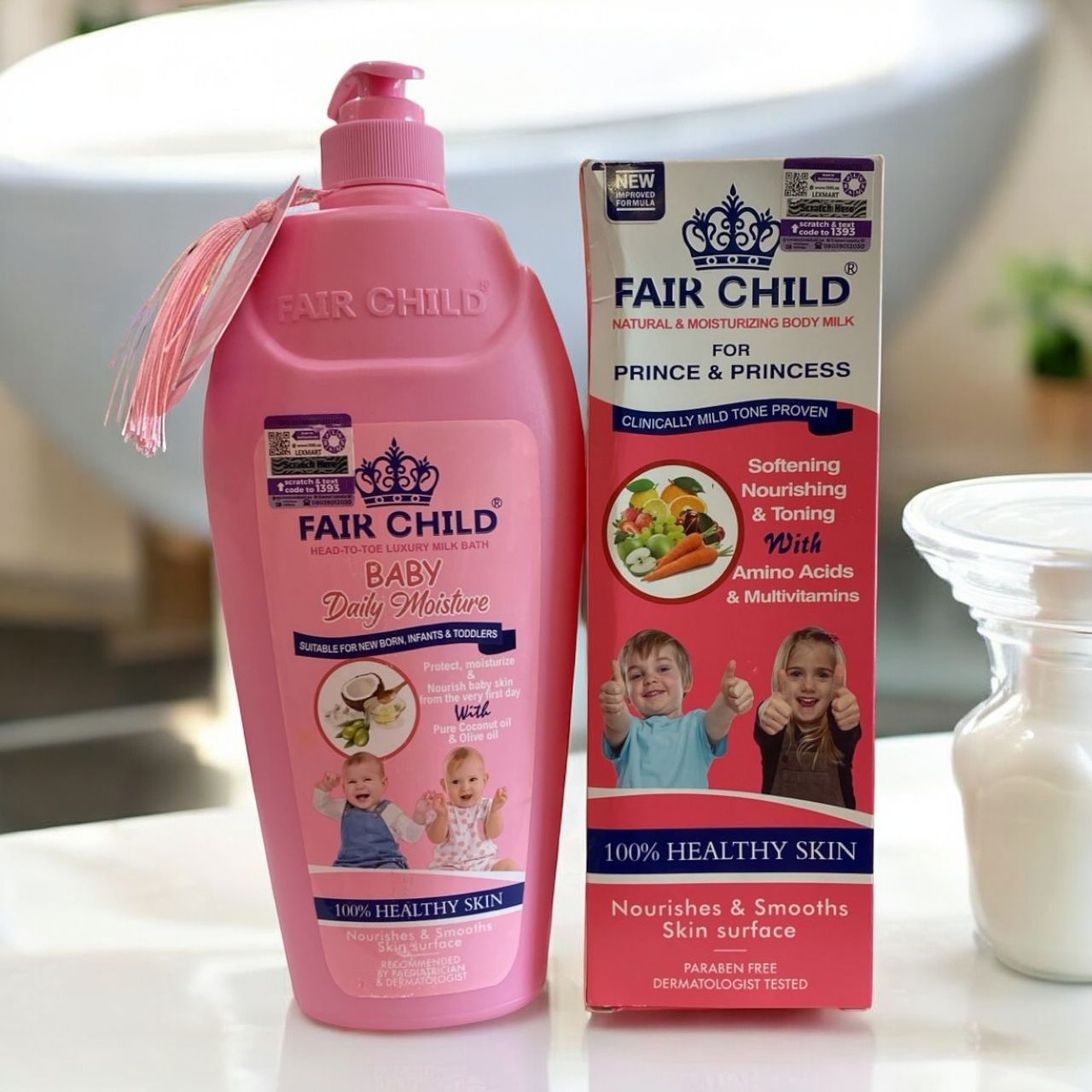 Fair Child Pure Coconut Oil And Olive Oil Set