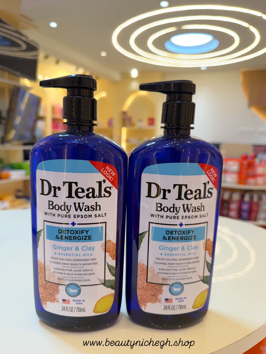 Dr Teal’s Detoxify & Energize Body Wash (Ginger & Clay)