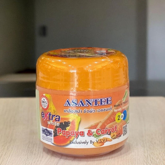 Asantee Papaya & Carrot Salt Spa Scrub