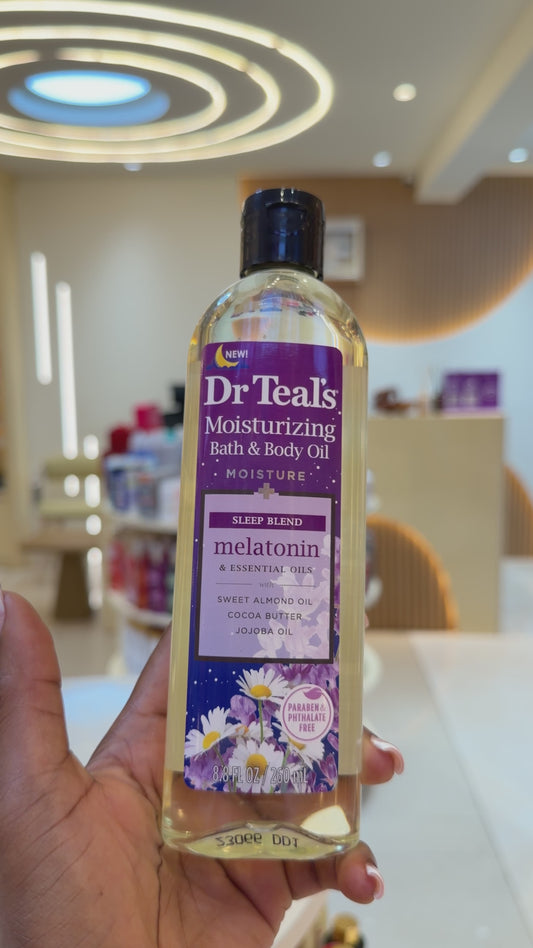 Dr Teal’s Moisturizing Bath & Body Oil – Sleep Blend with Melatonin & Essential Oils