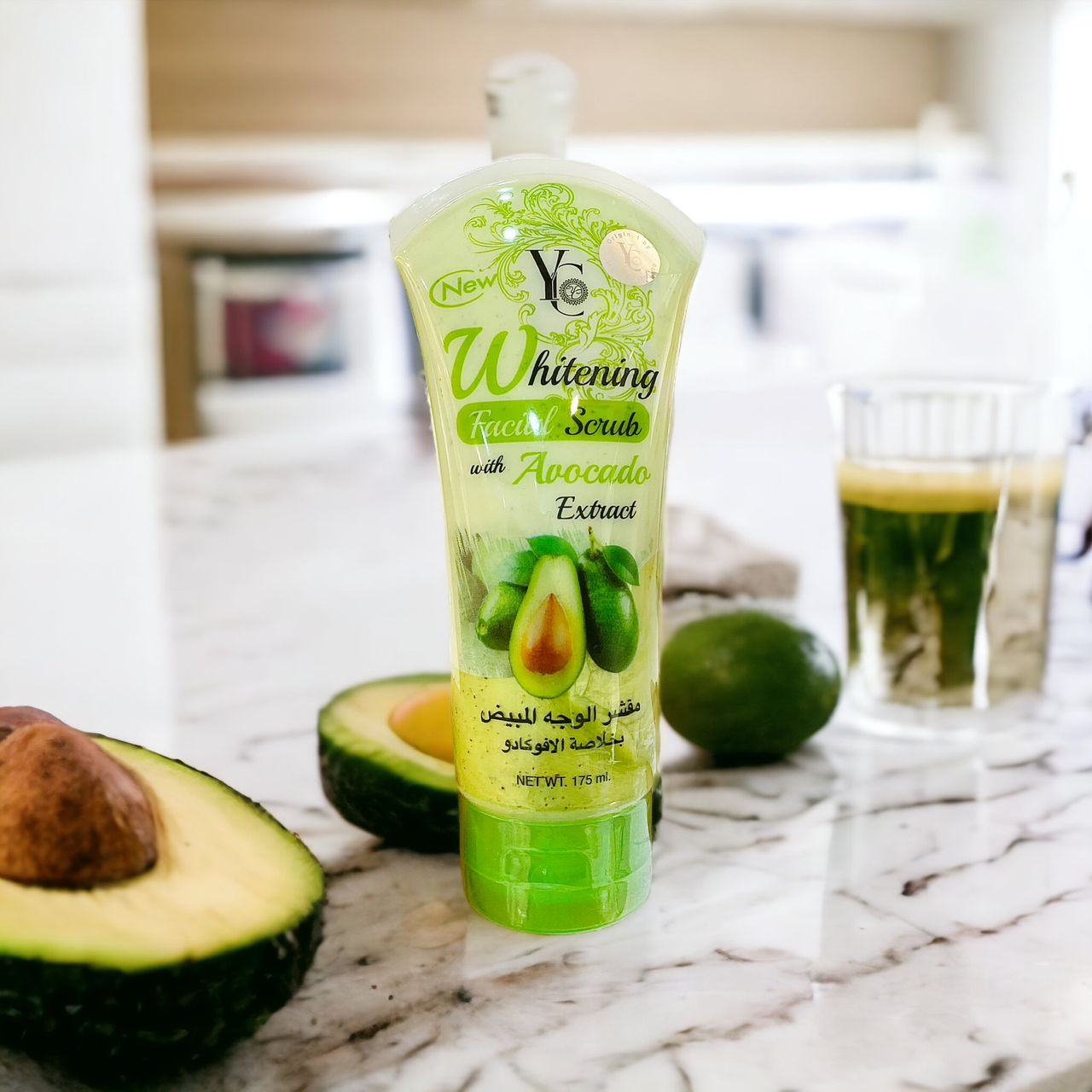 YC facial scrub with Avocado Extract