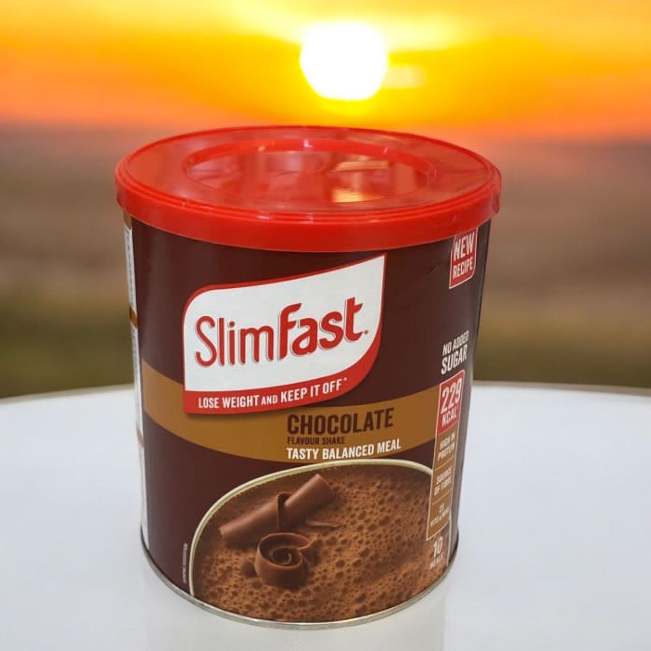 Slimfast Shake mit Schokoladengeschmack