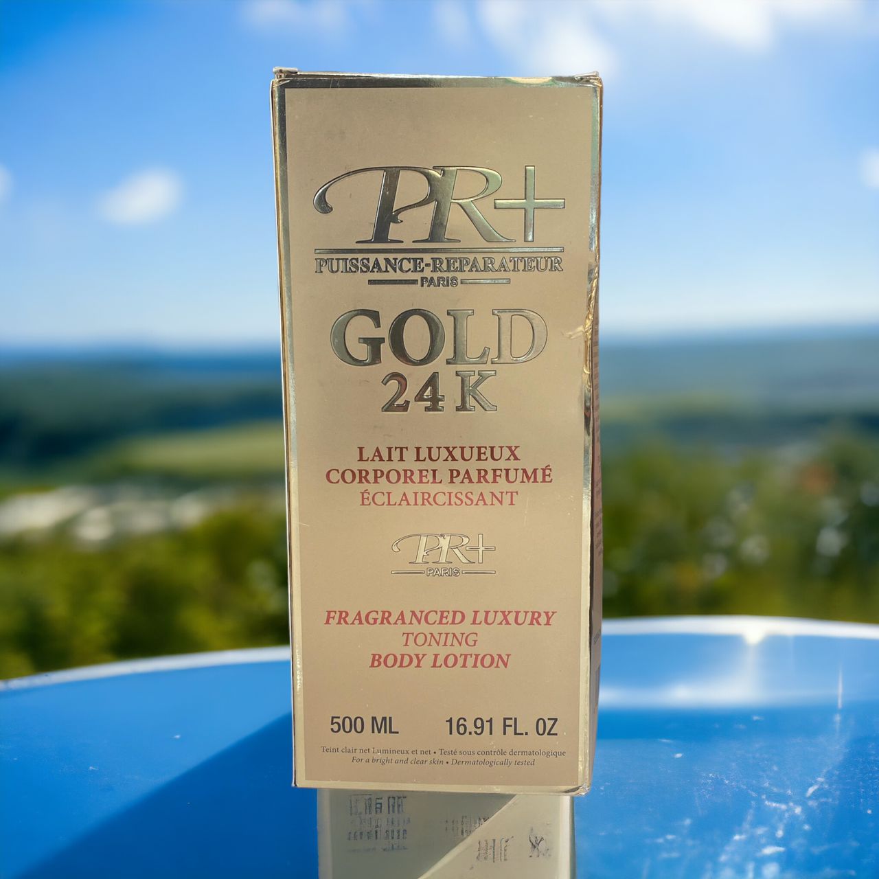 PR+ Gold 24k Fragrance Luxury Toning Body Lotion