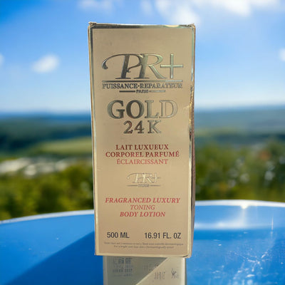 PR+ Gold 24k Fragrance Luxuriöse straffende Körperlotion