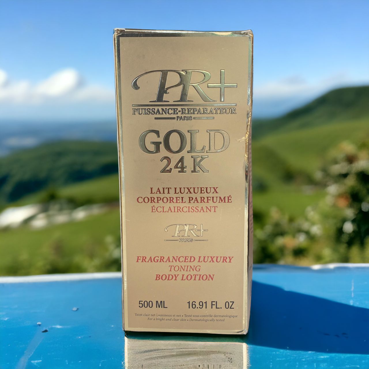 PR+ Gold 24k Fragrance Luxury Toning Body Lotion