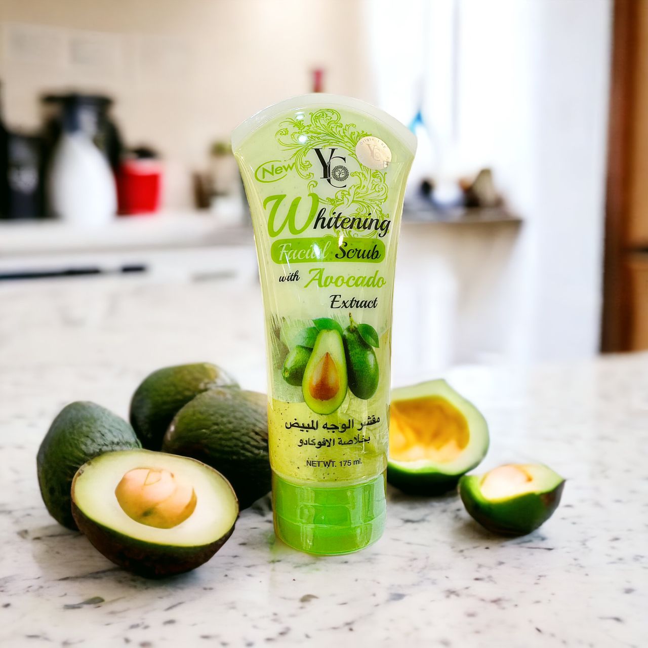 YC facial scrub with Avocado Extract