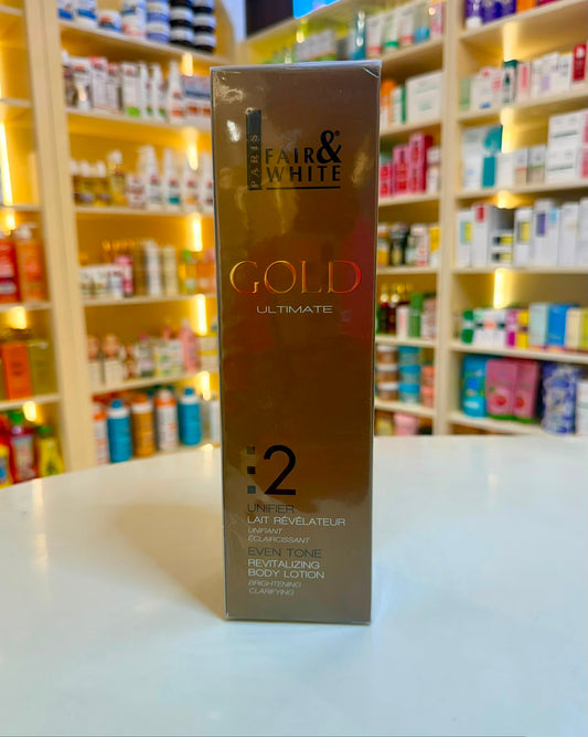 Fair and white gold ultimate unifier lotion