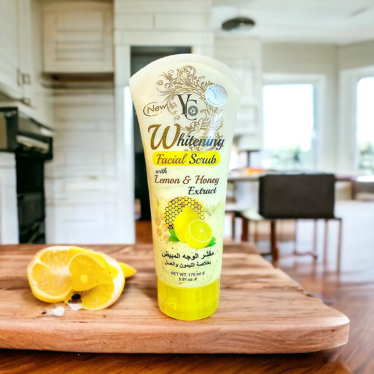 YC lemon and honey face scrub