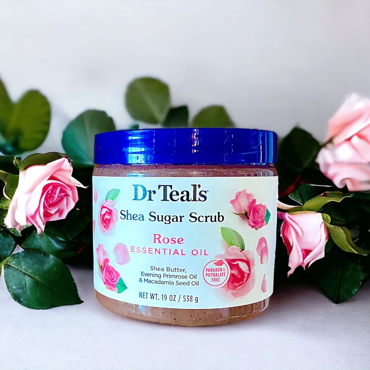 Dr. Teal‘s Peeling mit ätherischem Rosenöl