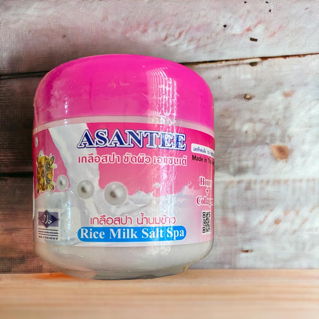 Asantee Rice Milk Salt Spa Scrub