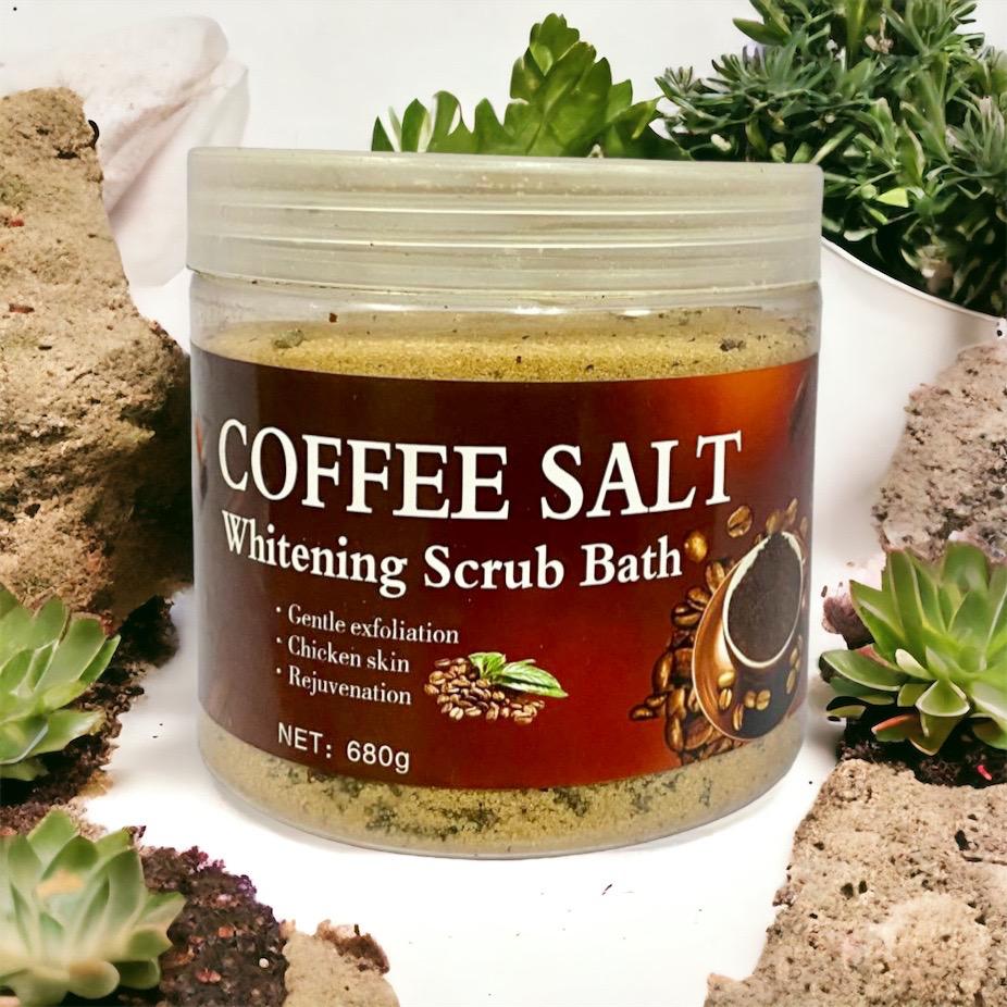 Coffee Salt Whitening Scrub Bath