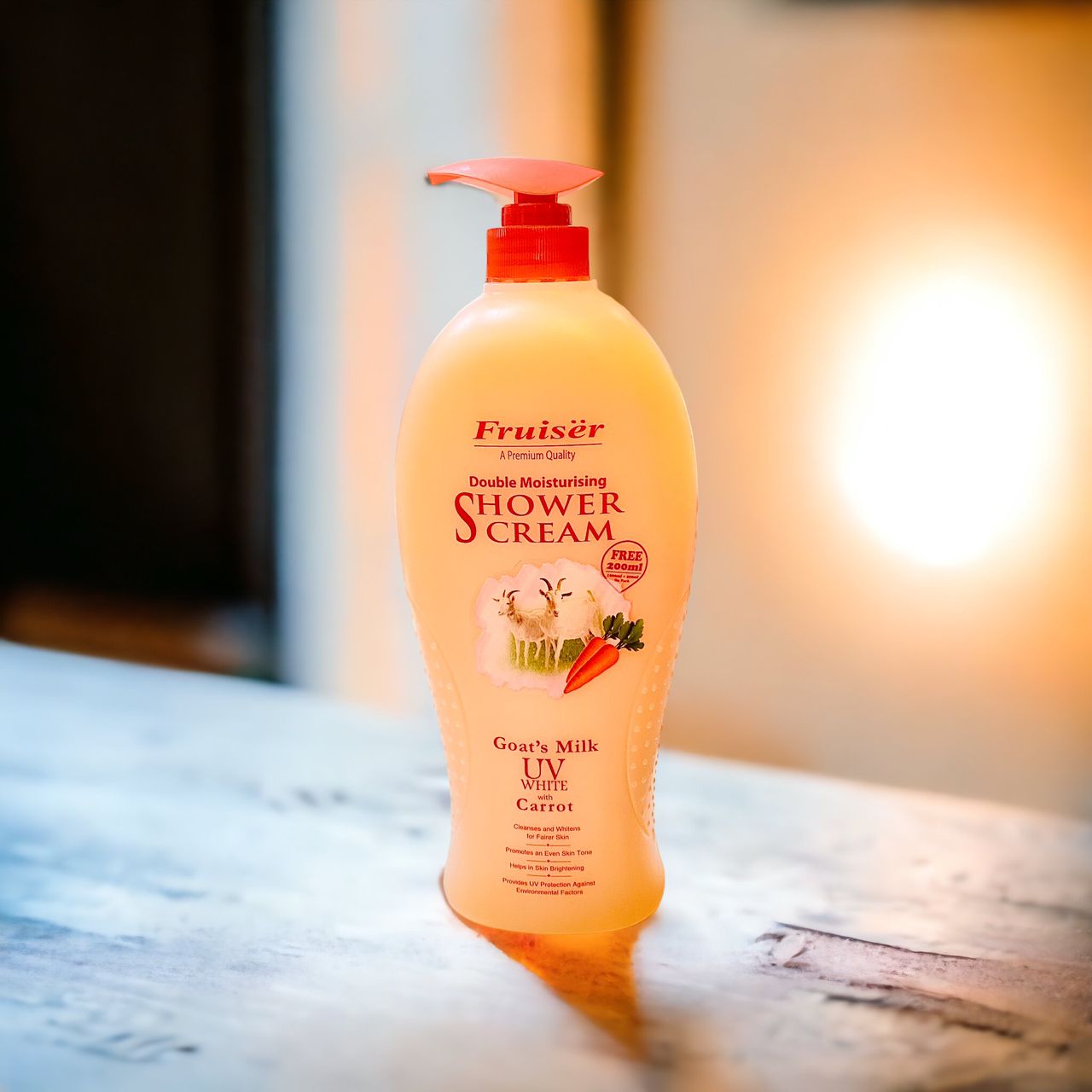 Fruiser Goat milk and carrot shower gel