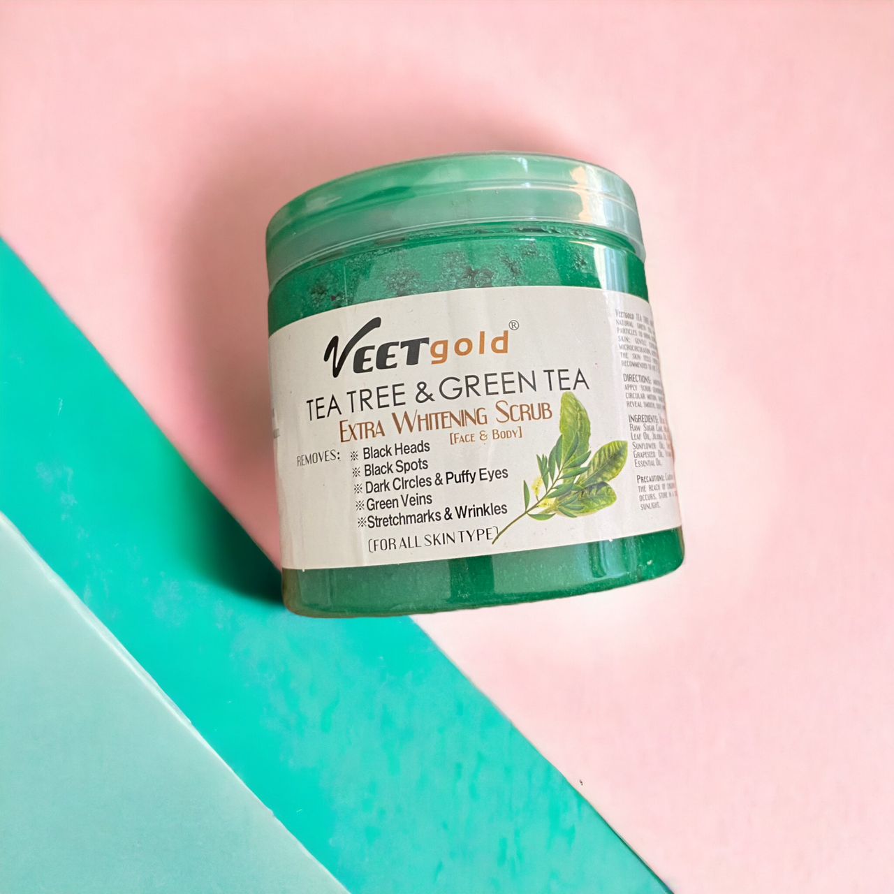 Veetgold Tea Tree and Green Tea Scrub